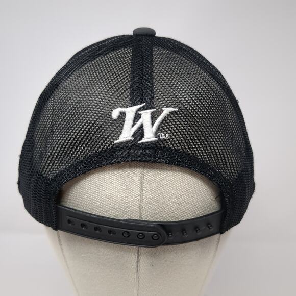 Winchester Snapback Trucker Cap Gray One Size Adjustable Mesh Back 6 Panel - Picture 6 of 9